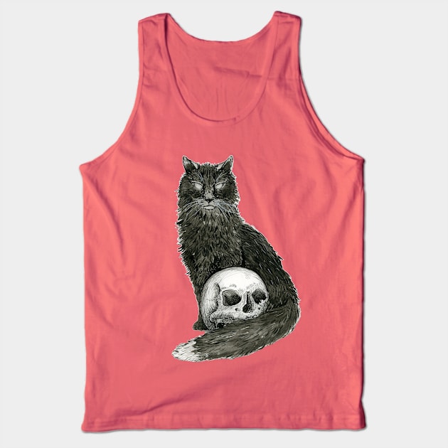 Undead Cat Tank Top by CasmahCreations